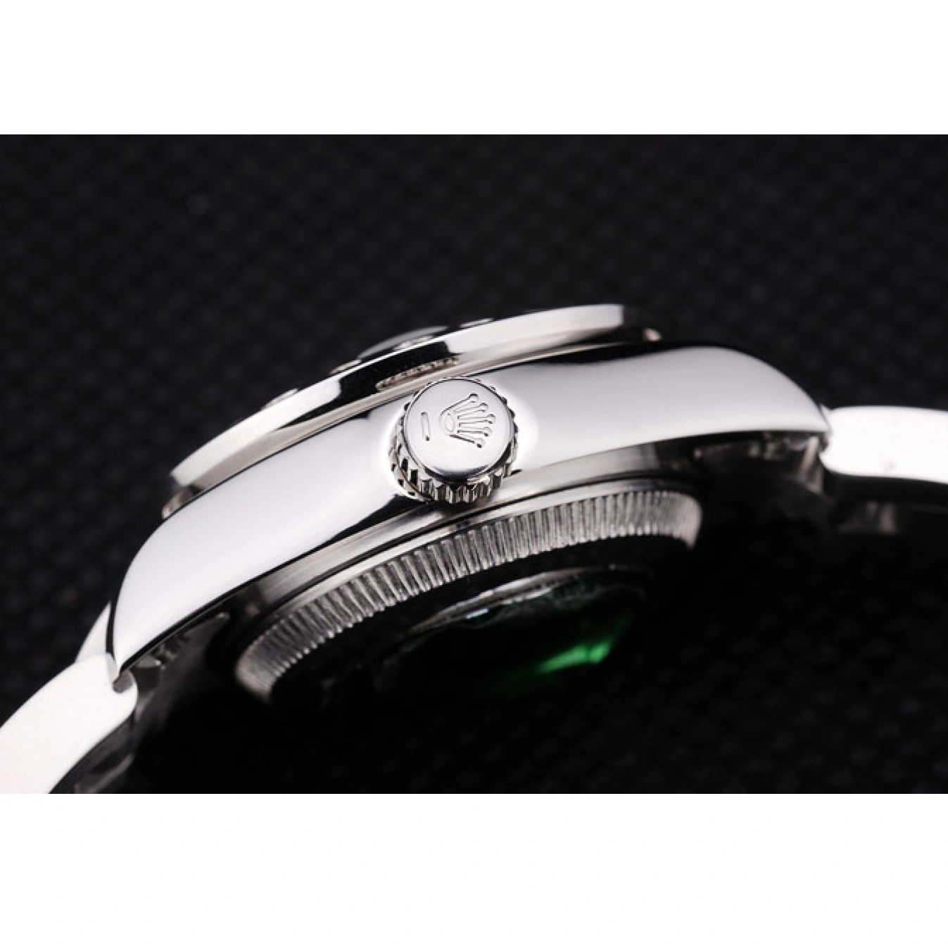 Aaa replica watch Polished Silver Datejust Dial Bezel 7474 Silver Rolex Diamonds 1026